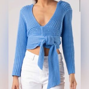 Dance & Marvel Crop Knit Top